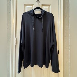 Universal Standard M (18_20) Amy Pullover Hoodie, Black